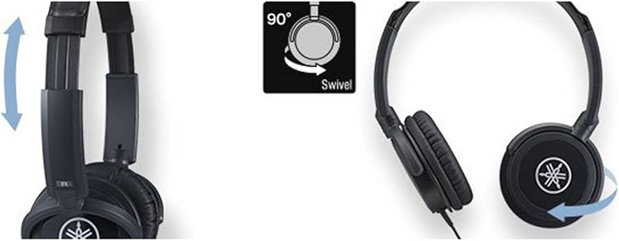 中古　【美品】ヤマハ 楽器用ヘッドフォン HPH-100B ブラック YAMAHA HPH-100 ブラック クローズド型ヘッドホン モニター